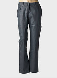 Pantalon slim țesătură acoperită mărime normală gri MERI & ESCA femme