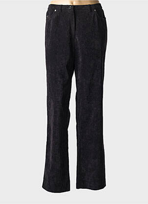 Pantalon drept elasticitate negru GUY DUBOUIS femeie