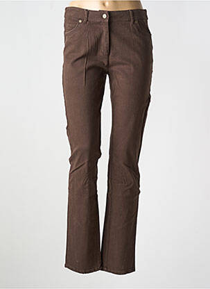 Blugi cu croială slim maro JAC JAC femeie