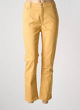 Blugi cu croială slim galben CONCEPT K femeie