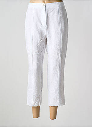 Pantalon trei sferturi alb TELMAIL femeie