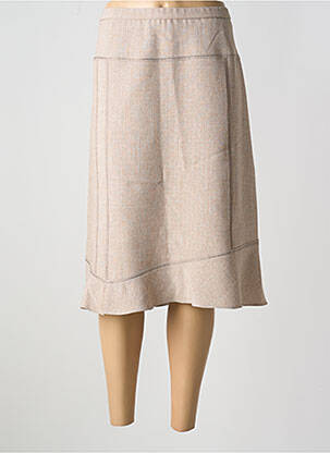 Fustă midi bej GUY DUBOUIS femeie