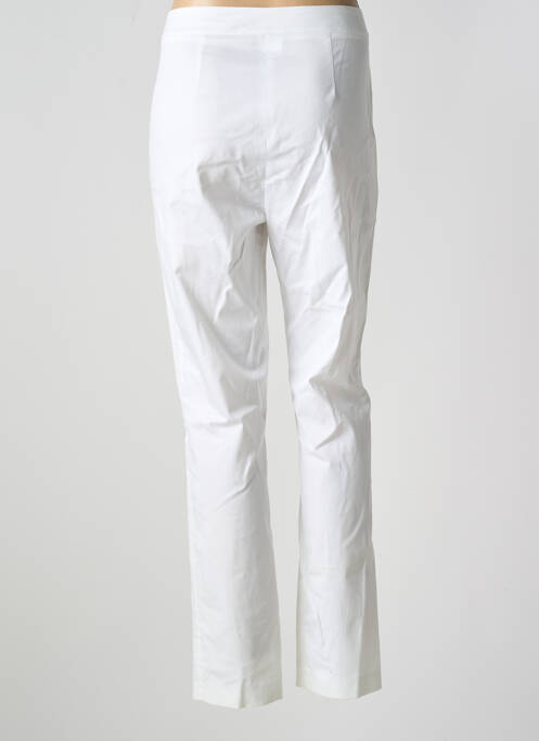 Pantalon slim alb JEAN DELFIN femeie