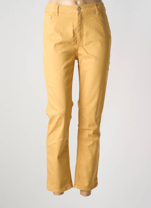 Blugi cu croială slim galben CONCEPT K femeie