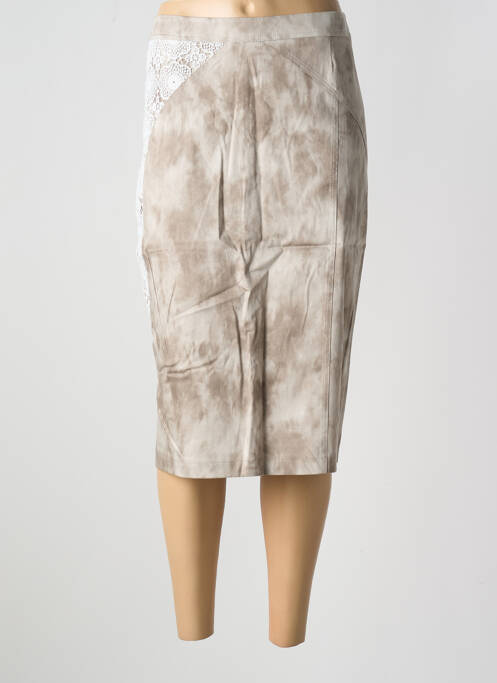 Fustă midi gri JEAN DELFIN femeie