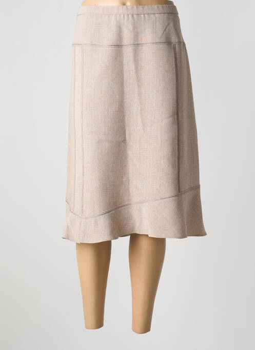Fustă midi bej GUY DUBOUIS femeie