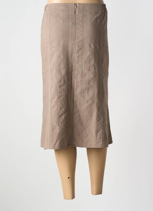 Fustă midi maro GUY DUBOUIS femeie