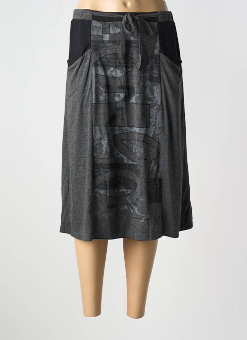 Fustă midi gri JEAN GABRIEL femeie