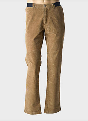 Pantalon drept elasticitate mărime normală maro COFOX bărbat