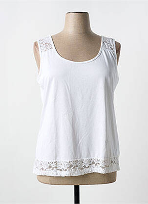 Maiou alb MARBLE femeie