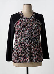 Top imprimeu fantezie mâneci lungi negru TELMAIL femme