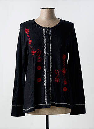 Vestă cu mâneci lungi negru JEAN DELFIN femeie