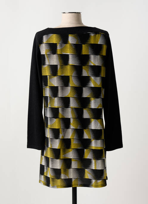 Rochie pulover negru MARBLE femeie