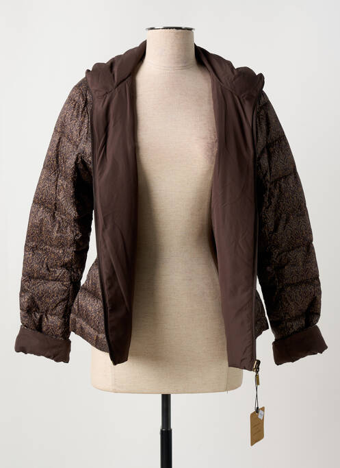 Geacă matlasată maro SURKANA femeie