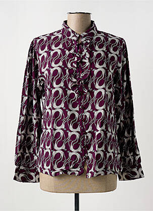 Cămașă violet AGATHE & LOUISE femeie