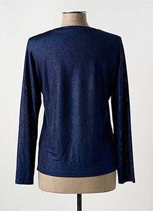 Tricou mâneci lungi mâneci lungi albastru JEAN GABRIEL femeie