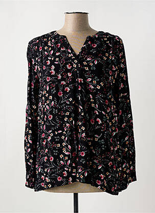 Bluză țesătură poplin mâneci lungi negru CONCEPT  K femeie
