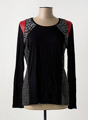 Tricou mâneci lungi mâneci lungi negru FRED SABATIER femeie