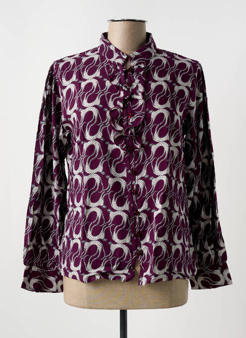 Cămașă violet AGATHE & LOUISE femeie