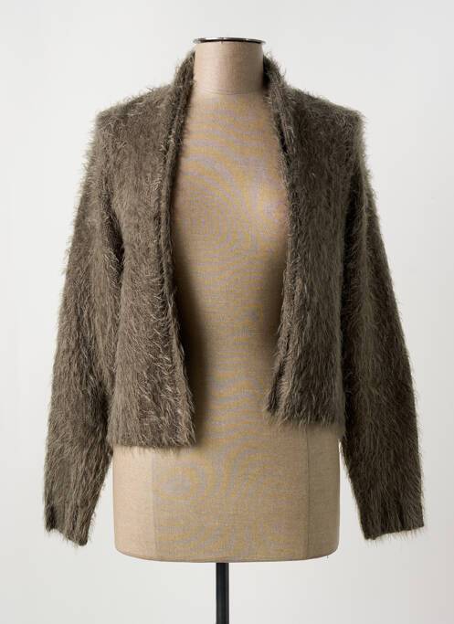 Vestă cu mâneci lungi verde MARBLE femeie