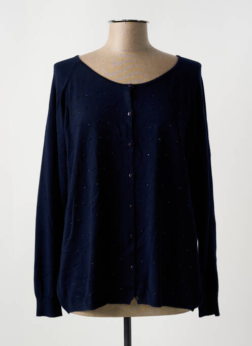 Vestă cu mâneci lungi albastru JULIE GUERLANDE femeie