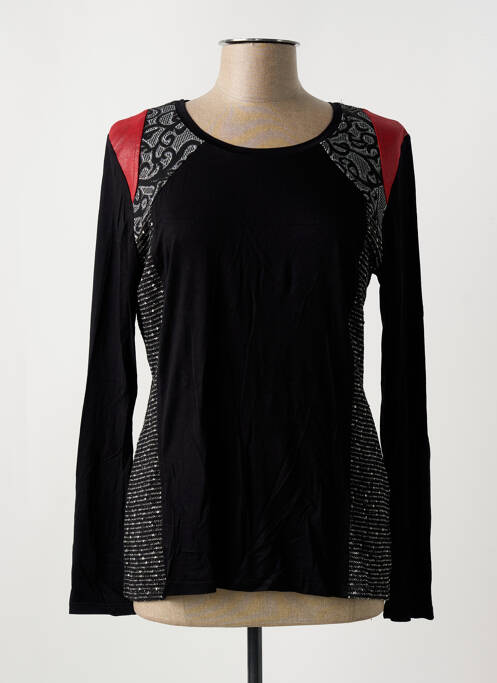 Tricou negru FRED SABATIER femeie