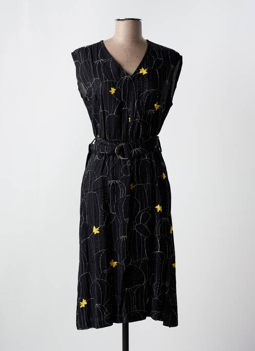 Rochie midi negru MADEMOISELLE YEYE femeie