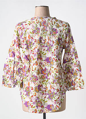 Cămașă imprimeu floral mâneci 3/4 violet AGATHE & LOUISE femeie