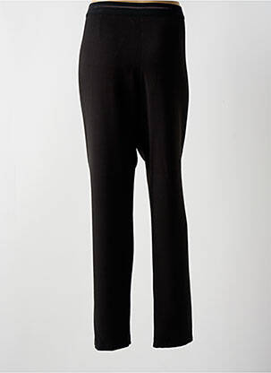 Pantalon slim talie înaltă talie înaltă negru CHRISTINE LAURE femeie