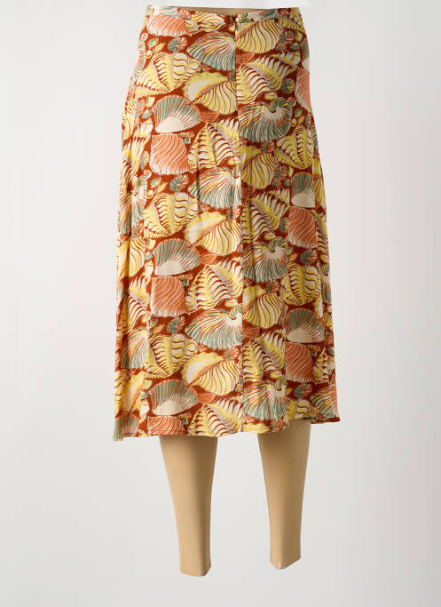 Fustă midi galben KING LOUIE femeie