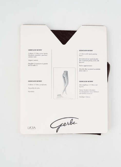 Colanți maro GERBE femeie