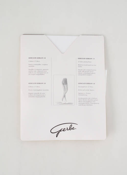 Colanți alb GERBE femeie