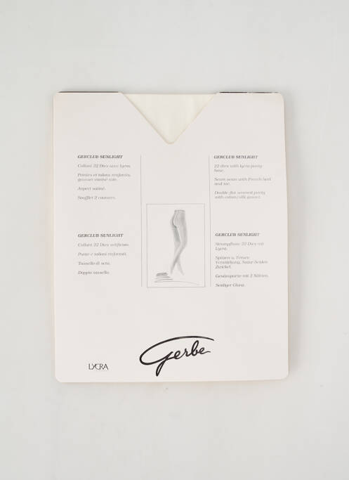 Colanți alb GERBE femeie