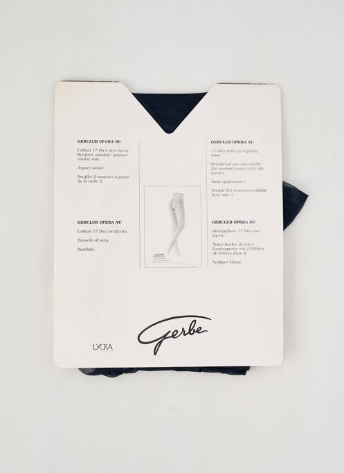 Colanți albastru GERBE femeie