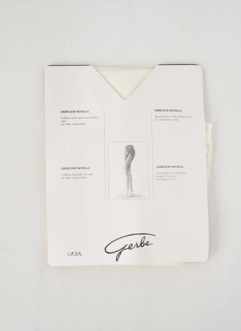 Colanți alb GERBE femeie