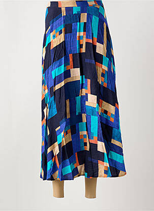 Fustă lungă albastru SURKANA femeie
