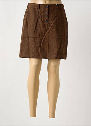 Fustă scurtă maro C'EST BEAU LA VIE femeie