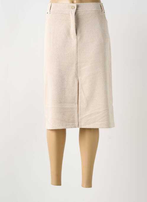 Fustă midi bej PAZ TORRAS femeie