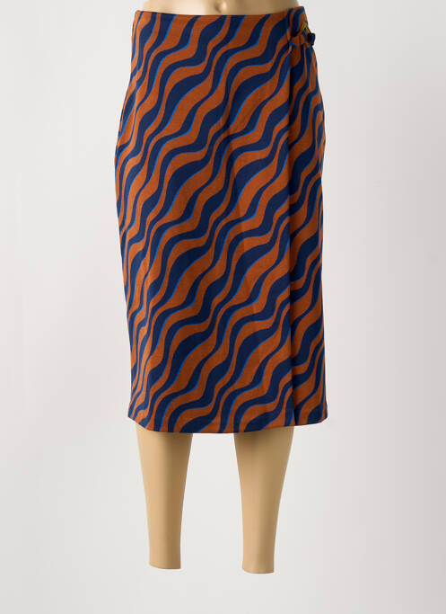 Fustă midi maro SURKANA femeie