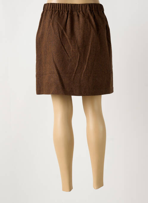 Fustă scurtă maro C'EST BEAU LA VIE femeie