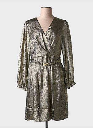 Rochie midi auriu MAELLE femeie