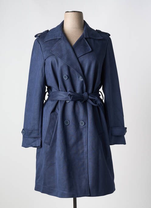 Trench albastru C'EST BEAU LA VIE femeie