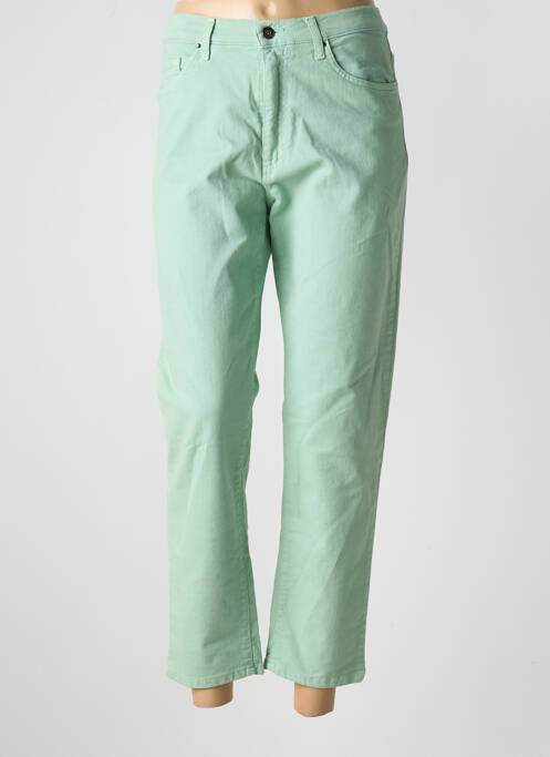 Blugi cu croială dreaptă verde LCDN femeie