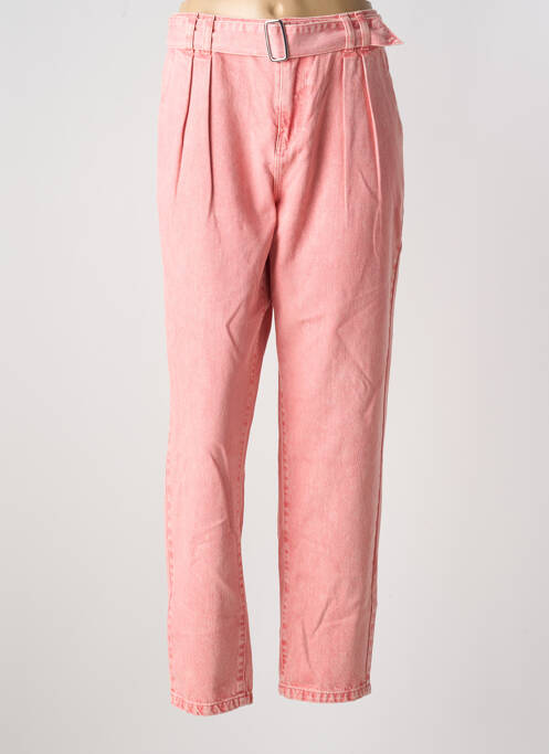 Blugi cu croială dreaptă portocaliu MORGAN femeie