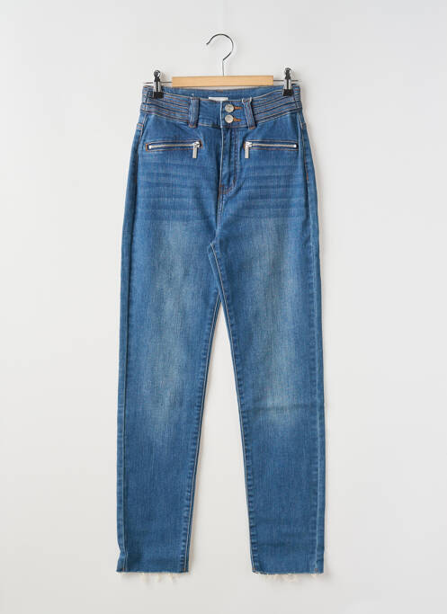 Blugi cu croială slim albastru C'EST BEAU LA VIE femeie