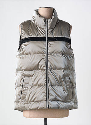 Geacă matlasată maro deschis DOLCEZZA femeie