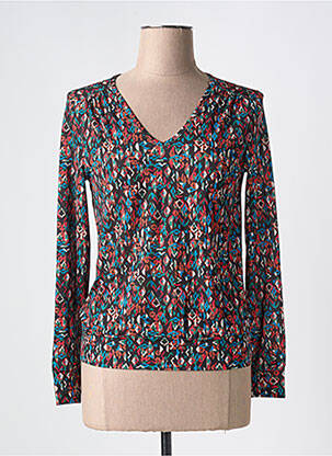 Top elasticitate mâneci lungi negru DIANE LAURY femeie