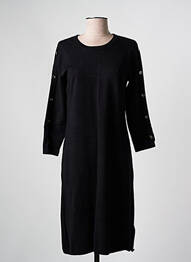 Rochie midi mâneci lungi mâneci lungi negru SIGNATURE femme