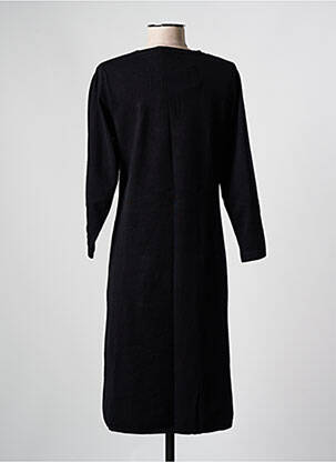 Rochie midi mâneci lungi mâneci lungi negru SIGNATURE femeie