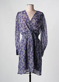 Rochie midi mâneci lungi mâneci lungi violet MORGAN femme